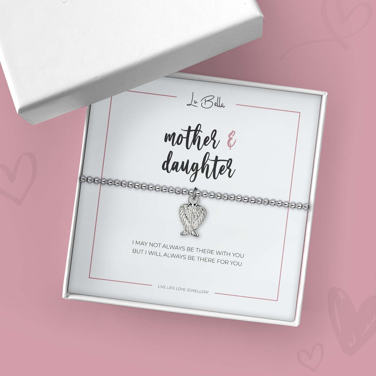 Mother & Daughter Sentiments Friendship Bracelet