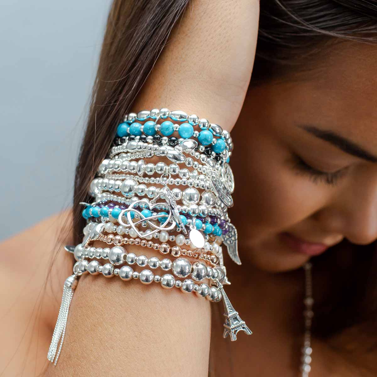 Stacked up with a stunning selection of 925 sterling silver bracelets in a  variety of styles. Joi… | Sterlingsilber ohrringe, Silber armband, Sterling  silberschmuck